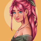 Meu projeto do curso: Retrato de personagens femininas com Procreate Ein Projekt aus dem Bereich Traditionelle Illustration, Digitale Illustration und Digitale Zeichnung von GISLAINE SILVA ANTONIO - 27.02.2024