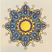 My project for course: Introduction to Islamic Art: Create Biomorphic Patterns. Painting, Pattern Design, Drawing, Watercolor Painting & Ink Illustration project by Michelle McKnight - 02.26.2024