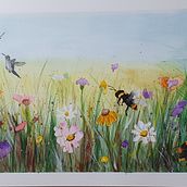 My project for course: Illustrating the Natural World with Watercolor and Charcoal. Traditional illustration, Painting, and Naturalistic Illustration project by Sue Mccarthy - 02.27.2024