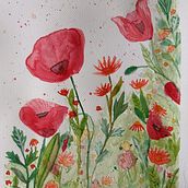Mon projet du cours : Aquarelle florale créative : renouez avec la nature. Projekt z dziedziny Tradycyjna ilustracja,  Malarstwo, Malowanie akwarelą i Rysunek botaniczny użytkownika maudzud - 28.02.2024