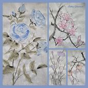 My project for course: Sumi-e Painting with Color for Floral Illustrations Ein Projekt aus dem Bereich Bildende Künste und Malerei von Bobby Venedam - 27.02.2024