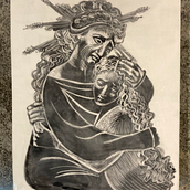 My project for course: Ceramic Illustration with Scratch Art. Un progetto di Illustrazione tradizionale, Artigianato, Belle arti, Disegno, Ceramica e Incisione di Karin Bolstad - 28.02.2024