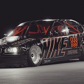 BMW E36 320i BTCC X Nike. 3D, and 3D Modeling project by Ivano Fiori - 02.28.2024