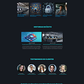 Diseño en Figma de una pagina web para una empresa de soluciones tecnológicas  Ein Projekt aus dem Bereich Design, UX / UI und Webdesign von emanuelcastillap - 30.01.2024