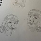 Mi proyecto del curso: Sketchbook de retrato: explora el rostro humano. Sketching, Drawing, Portrait Drawing, Artistic Drawing, and Sketchbook project by EunJung - 02.28.2024