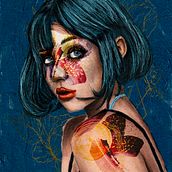 My project for course: Illustrated Portraits with Procreate. Un progetto di Illustrazione digitale di Krystine Knechtel - 29.02.2024