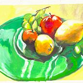 Mój projekt z kursu: Malowanie techniką gwaszu: tworzenie zjawiskowych dzieł sztuki. Un proyecto de Bellas Artes, Pintura, Teoría del color y Pintura gouache de aglena0201 - 29.02.2024