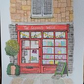 Mon projet du cours : Illustration urbaine à l'aquarelle : peignez votre ville. Painting, Drawing, Watercolor Painting, and Architectural Illustration project by jukbox_182 - 03.01.2024