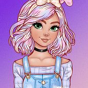 Meu projeto do curso: Retrato de personagens femininas com Procreate. Traditional illustration, Digital Illustration, and Digital Drawing project by Rita Medeiros - 03.01.2024