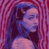Purple vision. Digital Illustration project by Giulia Misino - 01.10.2021