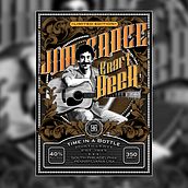 JIM CROCE Craft Beer (label Design). Traditional illustration, Advertising, Packaging, and Social Media project by ERLDAN TAPIA - 02.26.2024