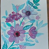 Meu projeto do curso: Aquarela floral: conecte-se com a natureza. Un proyecto de Ilustración tradicional, Pintura, Pintura a la acuarela e Ilustración botánica de Maine Louise da Silva - 24.02.2024