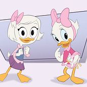 Webby Vanderquack. 2017 VS 1989. Digital Illustration, Digital Drawing, Character Design, and Character Animation project by skrue_art - 03.01.2024