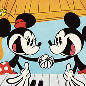 Mickey & Minnie "As Long As I'm With You". Digital Illustration, Character Animation, Digital Drawing, and Character Design project by skrue_art - 03.01.2024