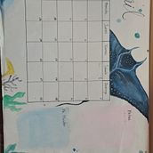 calendario. Projekt z dziedziny  Malarstwo, T, pografia i Malowanie akwarelą użytkownika Daniela Gonzalez - 01.03.2024
