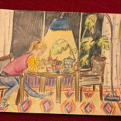 Mein Abschlussprojekt für den Kurs: Das Skizzenbuch als Erkundungsreise: Finde deinen Zeichenstil. Ilustração tradicional, Esboçado, Criatividade, Desenho, Pintura em aquarela, Sketchbook, e Pintura guache projeto de k.matthaei - 01.03.2024