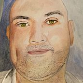 Mi proyecto del curso: Retrato artístico en acuarela . Arte plastice, Pictura, Pictură în acuarelă și Desen de portret de Rodrigo Millán - 02.29.2024