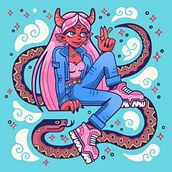 Procreate illustration . Digital Illustration project by Violetta - 03.02.2024