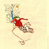 Mi proyecto del curso: Bordado a mano sobre ropa: diseña una composición. Embroider, Upc, cling, and Textile Design project by johanna_colocha - 03.02.2024
