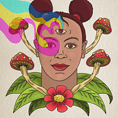 Meu projeto do curso: Ilustração de retratos - Adobe Fresco para iniciantes. Digital Illustration project by Luciano de Miranda - 03.01.2024