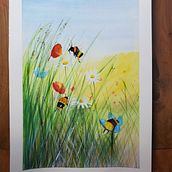 My project for course: Illustrating the Natural World with Watercolor and Charcoal. Traditional illustration, Painting, and Naturalistic Illustration project by trudywww - 03.02.2024