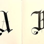 Meu projeto do curso: Lettering para tatuagem. Un projet de Calligraphie, Lettering , et Conception de tatouage de Carolina Morais - 03.03.2024