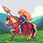 My project for course: Introduction to Character Design in Pixel Art. Character Design, Video Games, Pixel Art, and Game Design project by Emelie Bergman - 03.03.2024