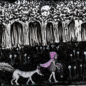 Por el bosque estoy Ein Projekt aus dem Bereich Traditionelle Illustration von Nieves Ferragut - 03.03.2024