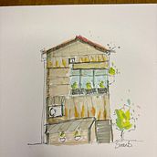My project for course: Expressive Architectural Sketching with Colored Markers. Sketching, Drawing, Architectural Illustration, Sketchbook & Ink Illustration project by sjbangert - 03.03.2024