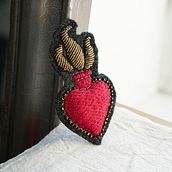 Mon projet du cours : Introduction à la technique de la broderie d'or. Projekt z dziedziny Trad, c, jna ilustracja i  Haft użytkownika pam - 04.03.2024
