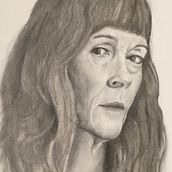 My project for course: Realistic Portrait with Graphite Pencil. Un projet de Illustration traditionnelle, Beaux Arts, Esquisse , Dessin au cra, on, Dessin, Dessin de portrait, Dessin réaliste, Dessin artistique , et Dessin anatomique de suzannembean - 02.03.2024