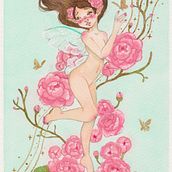 My project for course: Fairy-Tale Illustration with Watercolors. Traditional illustration, Painting, Drawing, Digital Illustration, and Watercolor Painting project by Mayz Yarana - 03.04.2024