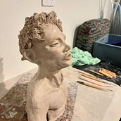 My project for course: Introduction to Clay Figurative Sculpture . % Christo Rautenbach tarafından hazırlanan Güzel sanatlar, He, Ve kel projesi - 03.04.2024