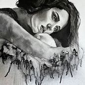 My project for course: Artistic Charcoal Portraiture: Creating Atmosphere. Un projet de Illustration traditionnelle, Beaux Arts, Dessin, Dessin de portrait, Dessin réaliste , et Dessin artistique de chanelvanwyk - 01.03.2024
