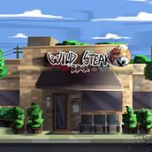 Wild Steak Restaurant. Character Design, Food St, ling, Social Media Design, and Digital Design project by Vinícius Yabiku - 03.05.2024