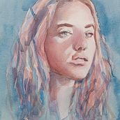 Mi proyecto del curso: Retrato artístico en acuarela. Un progetto di Belle arti, Pittura, Pittura ad acquerello e Disegno di ritratti di pauboujorda - 04.03.2024