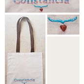 Mi proyecto del curso: Letras bordadas: el hilo como herramienta gráfica. Bordado, e Design têxtil projeto de Nidia Aguilar - 05.03.2024