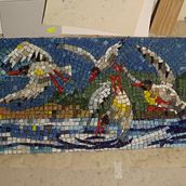 My project for course: Introduction to Mosaic Artwork Ein Projekt aus dem Bereich H, werk, Möbeldesign und - bau, Dekoration von Innenräumen, Keramik und DIY von Rasa Vai - 05.03.2024