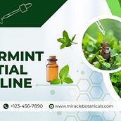 Purchase Organic Peppermint Essential Oil Online. Un proyecto de Publicidad y Diseño de producto de Miracle Botanicals Essential Oils - 05.03.2024