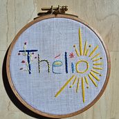 Mon projet du cours : Techniques de base pour broder des lettres. Embroider, and Textile Design project by melanieblanchard56 - 03.06.2024