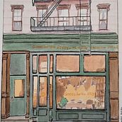 Mon projet du cours : Illustration urbaine à l'aquarelle : peignez votre ville. Painting, Drawing, Watercolor Painting, and Architectural Illustration project by ffssnt - 03.18.2024