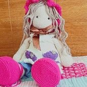 Mi proyecto del curso: Elaboración de muñecas amigurumi románticas. Un proyecto de Artesanía, Diseño de juguetes, Tejido, Crochet, Amigurumi y Diseño textil de marcelo.andrade.r - 06.03.2024