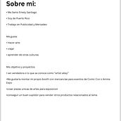 My project for course: Sales and Negotiation Techniques for Creatives . Konsultasi Kreatif, Manajemen Desain, Komunikasi, Dan Bisnis proyek oleh Emely Santiago Cruz - 03.06.2024