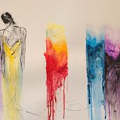 AI-inspired. Painting project by Amie Yang - 03.07.2024