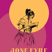 Jane Eyre Book Cover Design . Projekt z dziedziny  Manager art, st, czn, Grafika ed, torska, Projektowanie graficzne, Projektowanie produktowe, T, pografia, Pisanie, Portale społecznościowe, Kreat, wność, Ilustracja c, frowa, Zarządzanie portfolio, Craft, T i pografia użytkownika Bea Cornelius - 06.03.2024