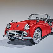 Oldtimer. Sketching project by Jeannette Van de Loop - 03.07.2024
