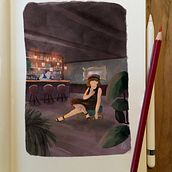 My project for course: Procreate Illustration: Sketching Techniques for the Everyday . Character Design, Drawing, Digital Illustration, Children's Illustration, and Digital Drawing project by Alexandra Schmidt - 03.07.2024