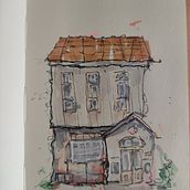 Mi proyecto del curso: Dibujo arquitectónico expresivo con marcadores de colores. Sketching, Drawing, Architectural Illustration, Sketchbook & Ink Illustration project by jess_fernandez - 03.07.2024