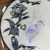 Meu projeto do curso: Tatuagem para principiantes - Meus 1os desenhos. Tattoo Design project by Mariane - 03.05.2024