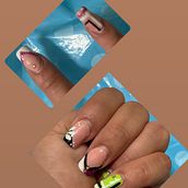 Mi proyecto del curso: Introducción al nail art. Design, Traditional illustration, Painting, Pattern Design, and Decorative Painting project by Danitza Gomez Lino - 03.16.2024